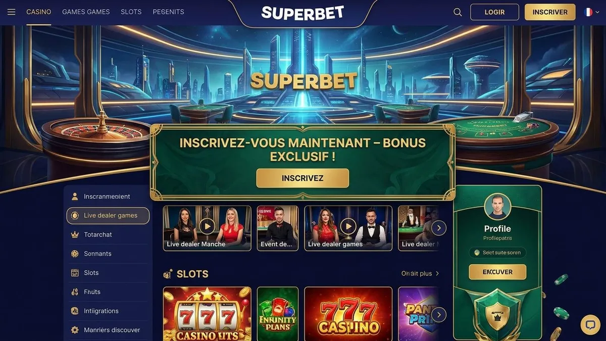 Inscription avec bonus